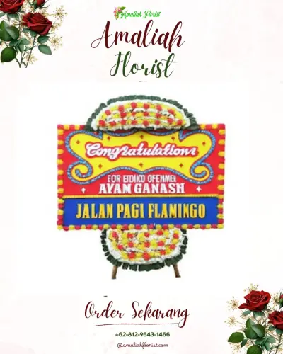 Bunga Papan Congratulation di Mekar Wangi